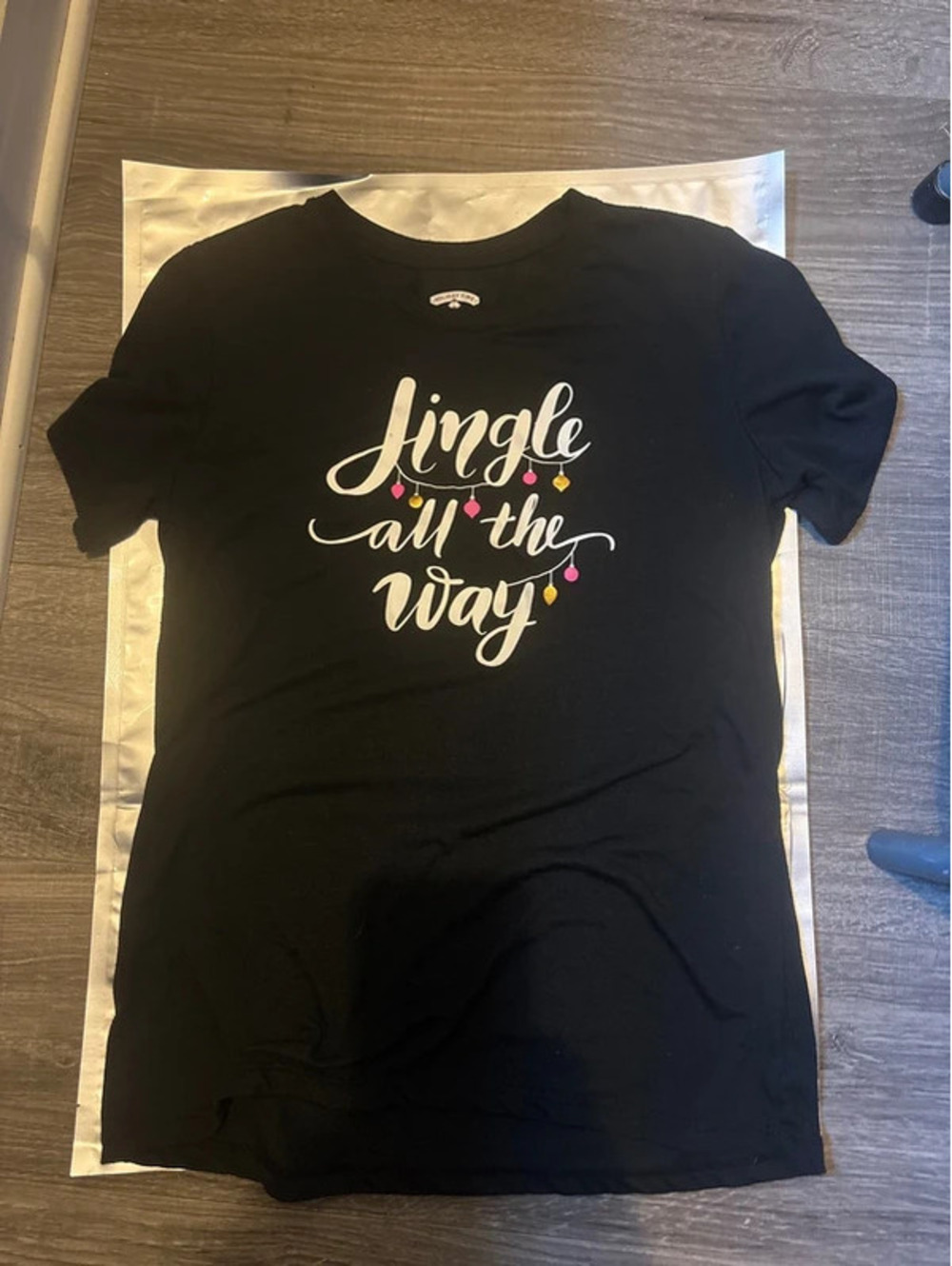 Holiday time size small Christmas T-shirt